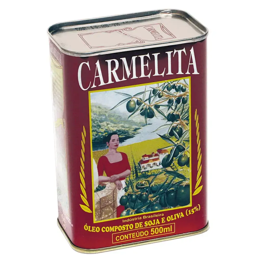 óleo Composto De Soja E Oliva Carmelita Lata 500ml