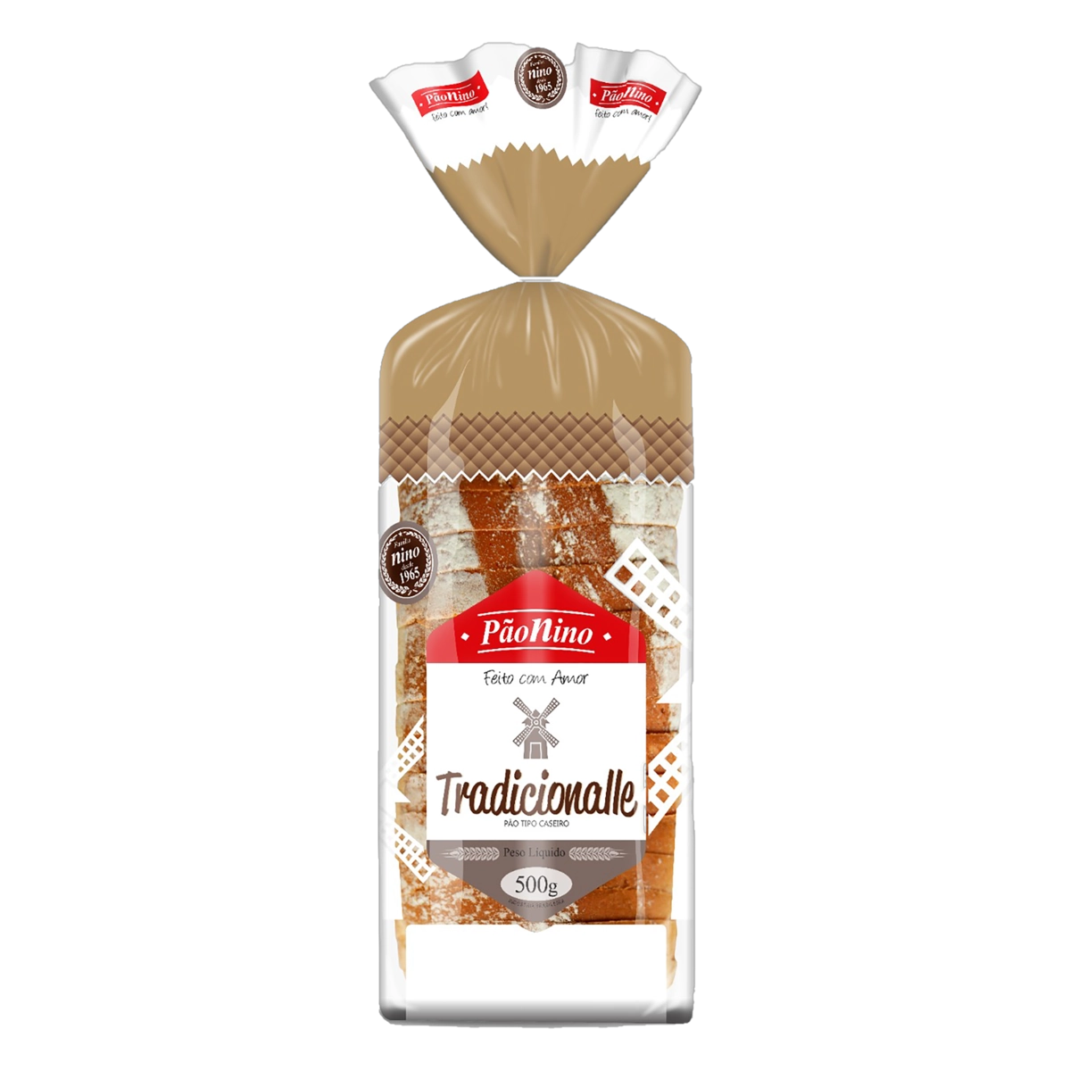 Pão Caseiro Pão Nino Tradicionalle Pacote 500g