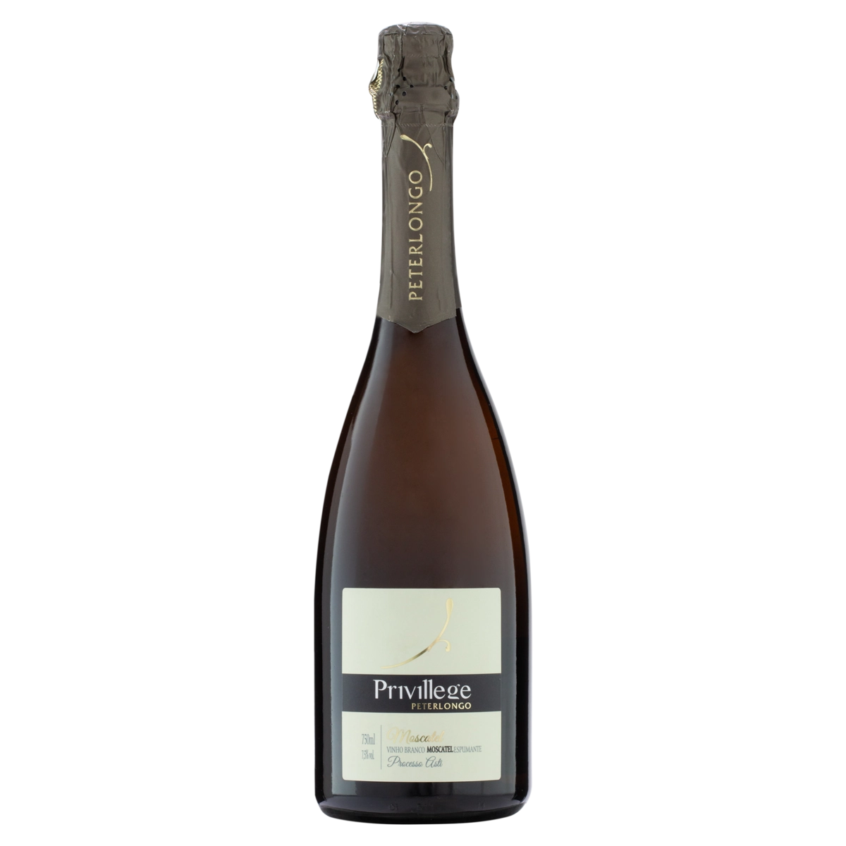 Espumante Brasileiro Branco Peterlongo Privillege Moscatel Garrafa 750ml