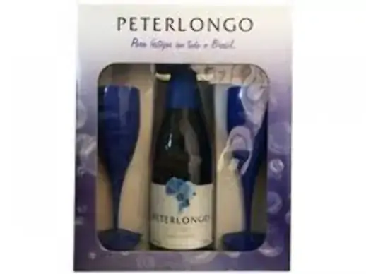Maleta Espumante Peterlongo Brut 2 Tacas