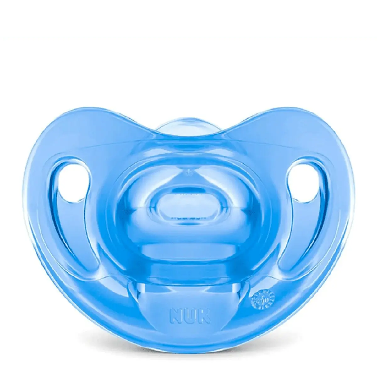 Chupeta de Silicone Nuk Genius 0 a 6 Meses Azul com 1 Unidade