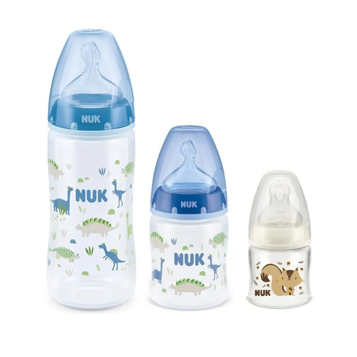 Conjunto de Mamadeiras - Starter Set Boys - First Choice - Dino - NUK