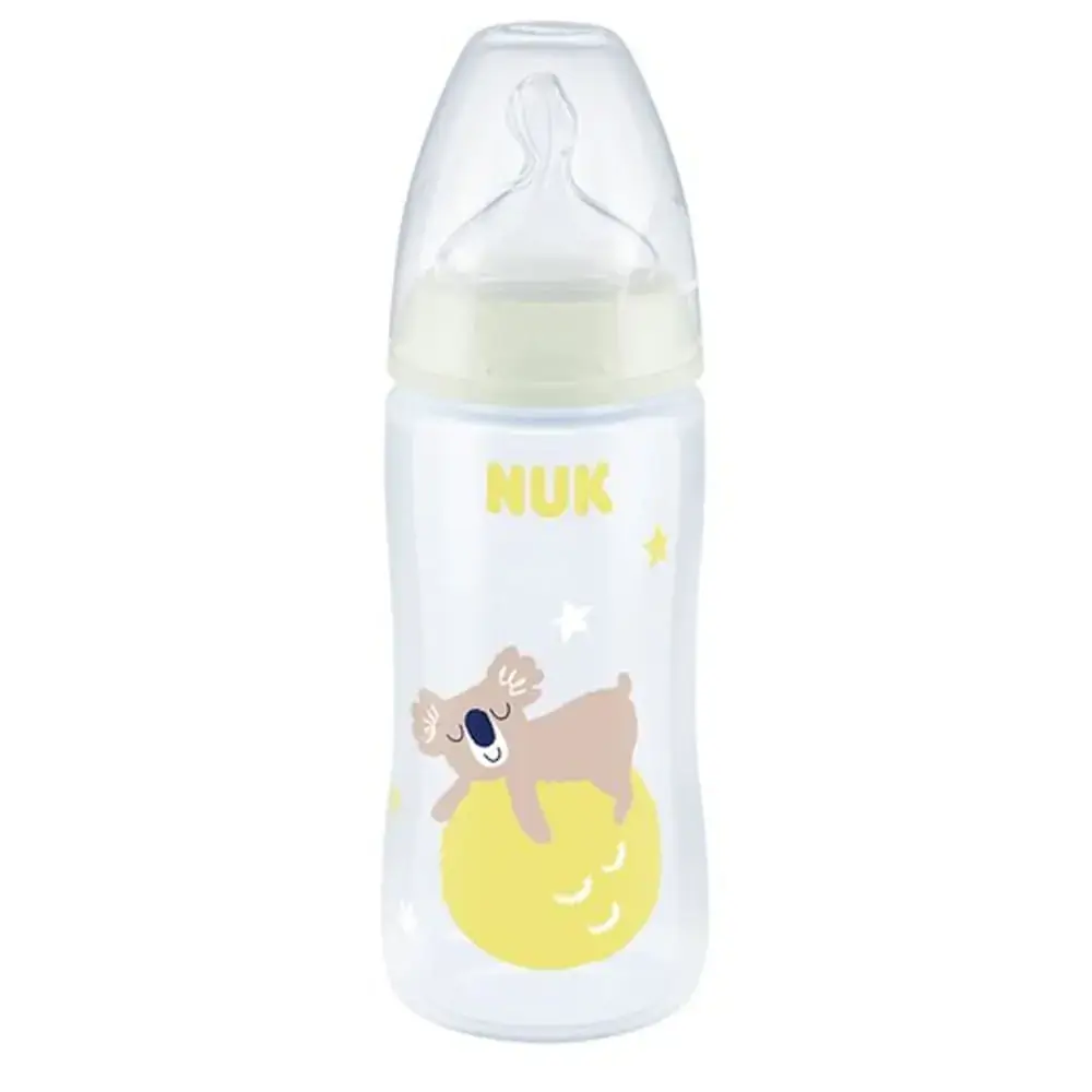 Mamadeira First Choice Brilha no Escuro 300ml S2 Neutra NUK