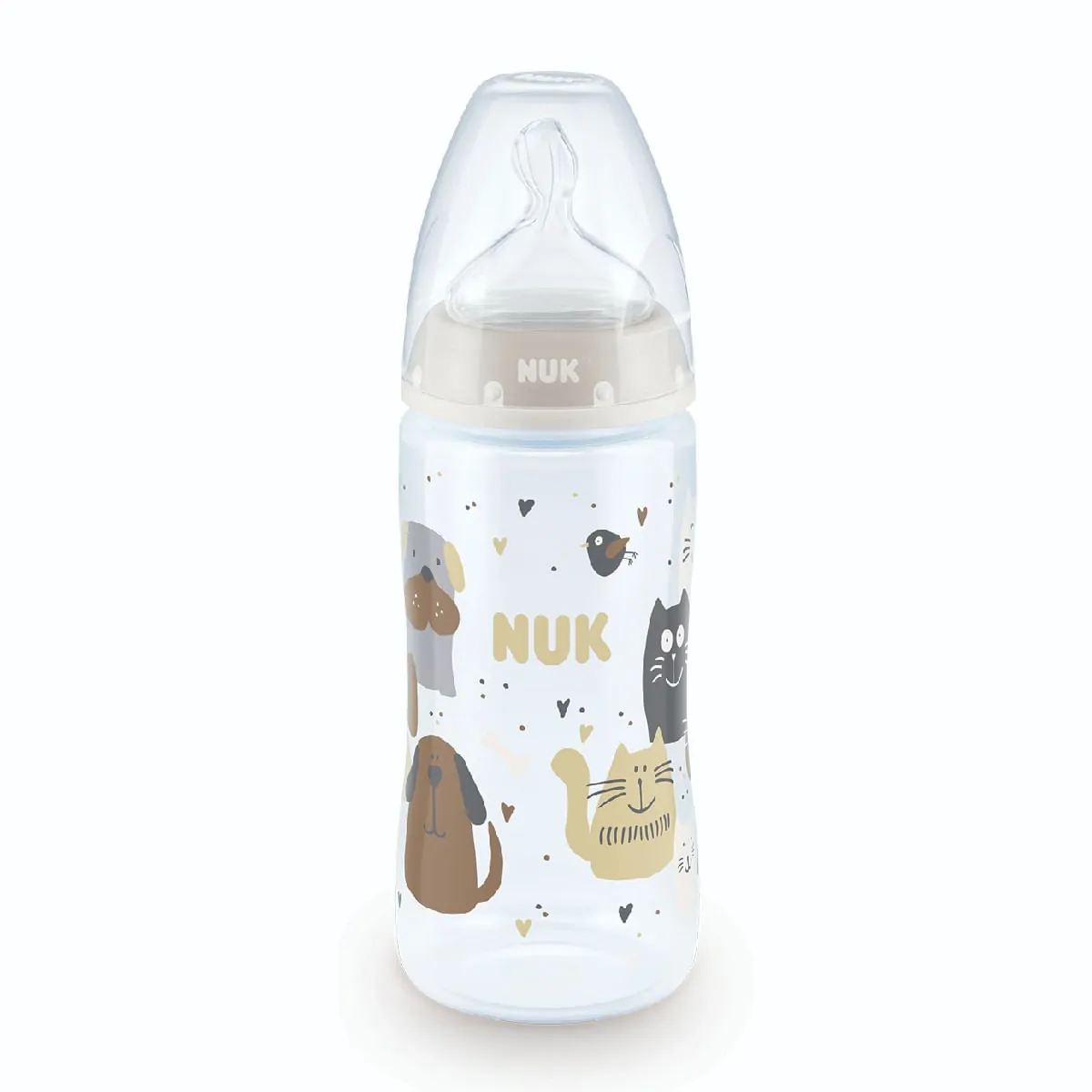 Mamadeira Controle de Temperatura First Choice 300ml Cat NUK
