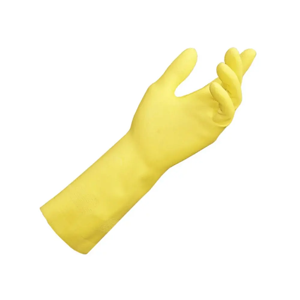 Par Luva Látex Para Limpeza Multiuso Pro 280 Amarelo Tamanho M Mucambo
