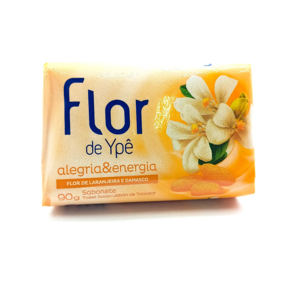 Sabonete Barra Alegria Energia Flor De Ypê Envoltório 90g