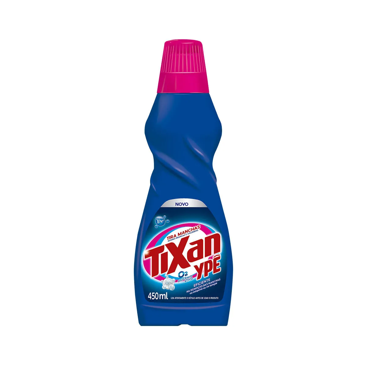 Tira Manchas Líquido Roupas Brancas E Coloridas Tixan Ypê Frasco 450ml