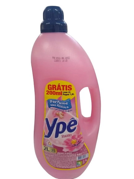 Amaciante De Roupa Ternura Ypê Frasco Leve 2l Pague 1,8l
