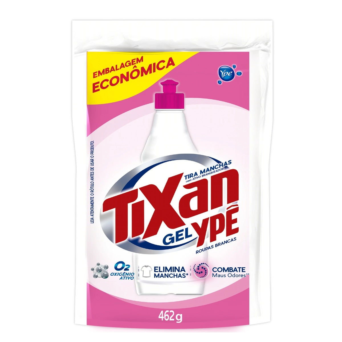 Tira Manchas Gel Roupas Brancas Tixan Ypê Sachê 462g Refil Econômico