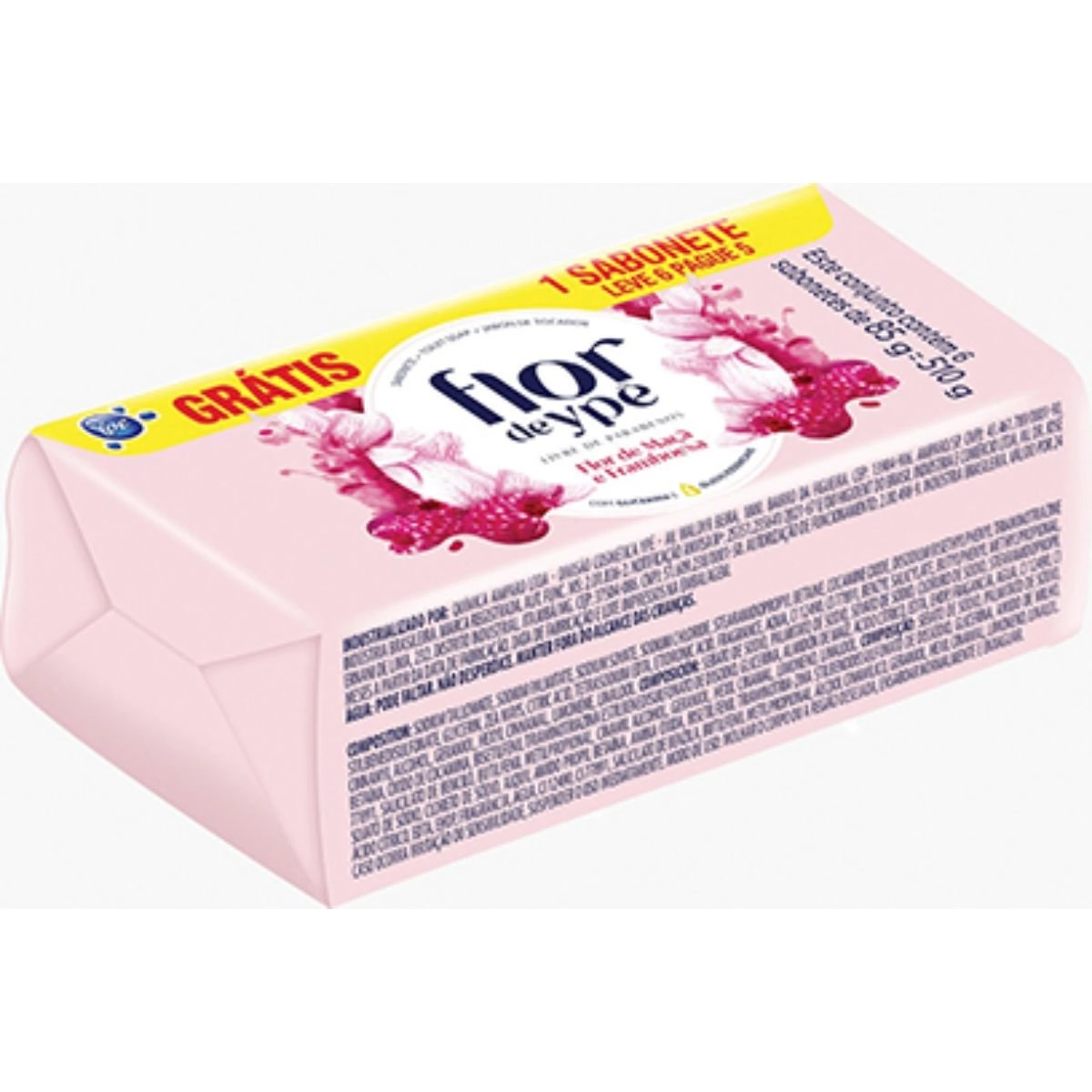 Pack Sabonete Ype Flor de Maça e Framboesa - 6 unidades