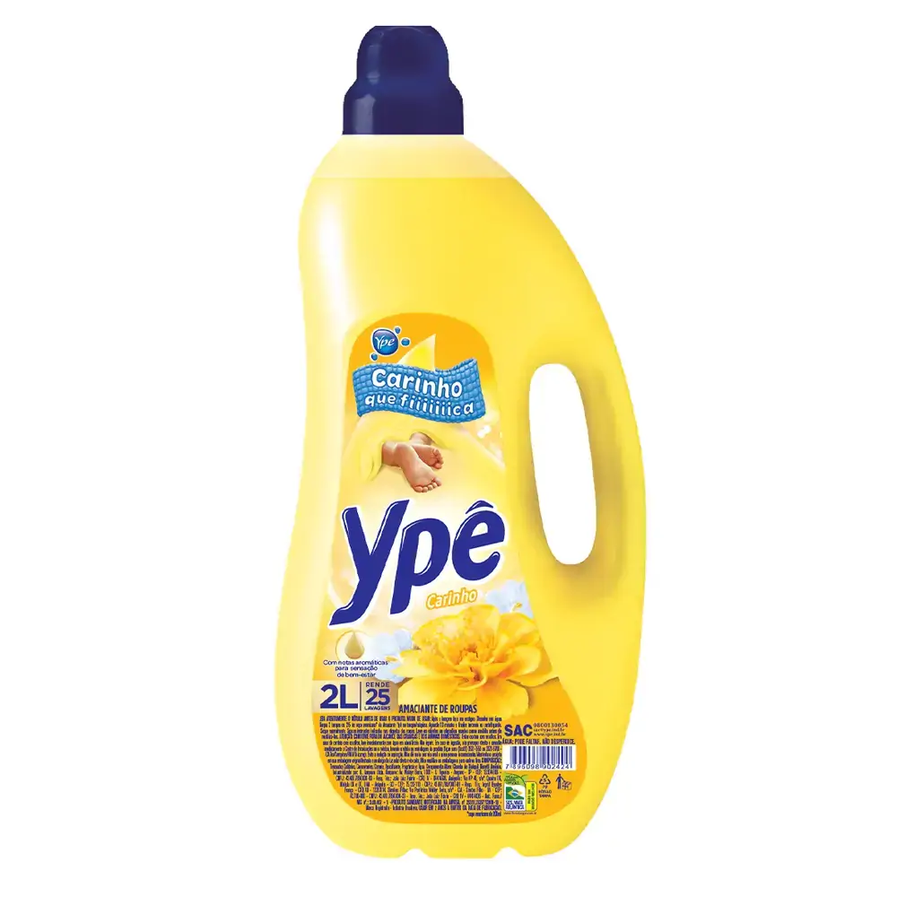 Amaciante De Roupa Carinho Ypê Frasco 2l
