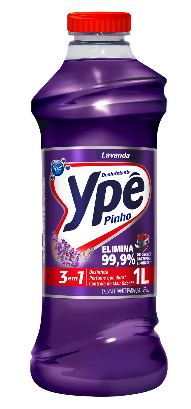 Desinfetante Uso Geral Lavanda Ypê Pinho Frasco 1l