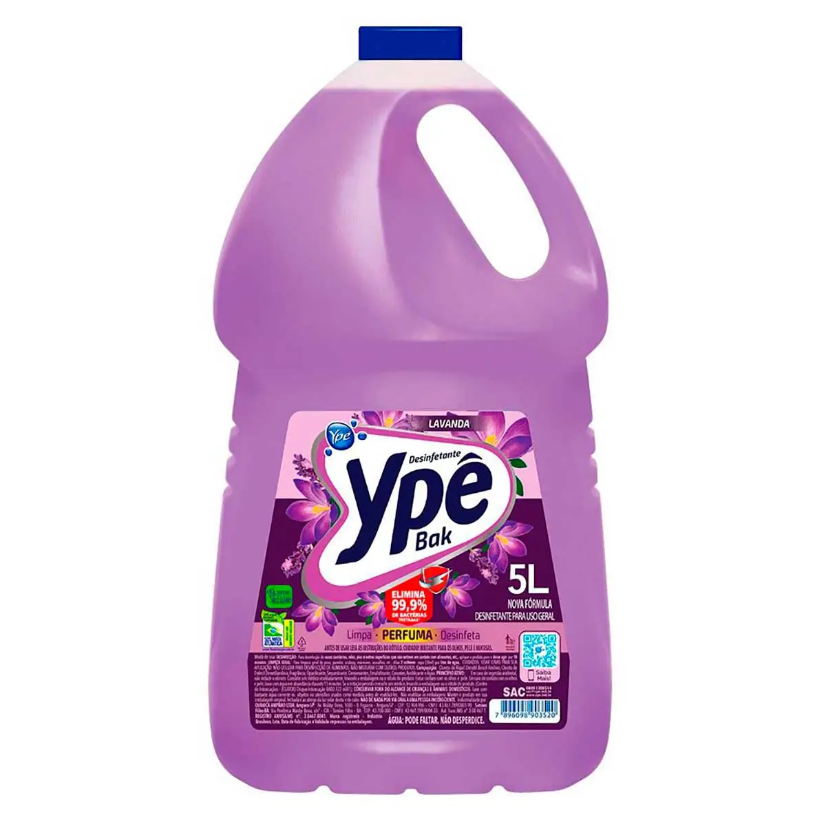 Desinfetante Ypê Bak Lavanda 5L