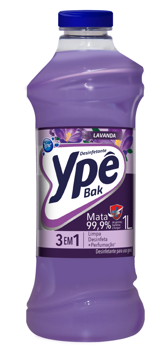 Desinfetante Uso Geral Lavanda Ypê Bak Frasco 1 Litro