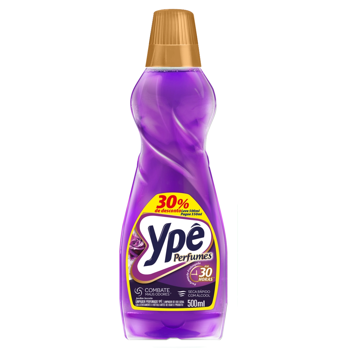 Limpador Perfumado Jardim Secreto Ypê Perfumes Frasco Leve 500ml Pague 350ml