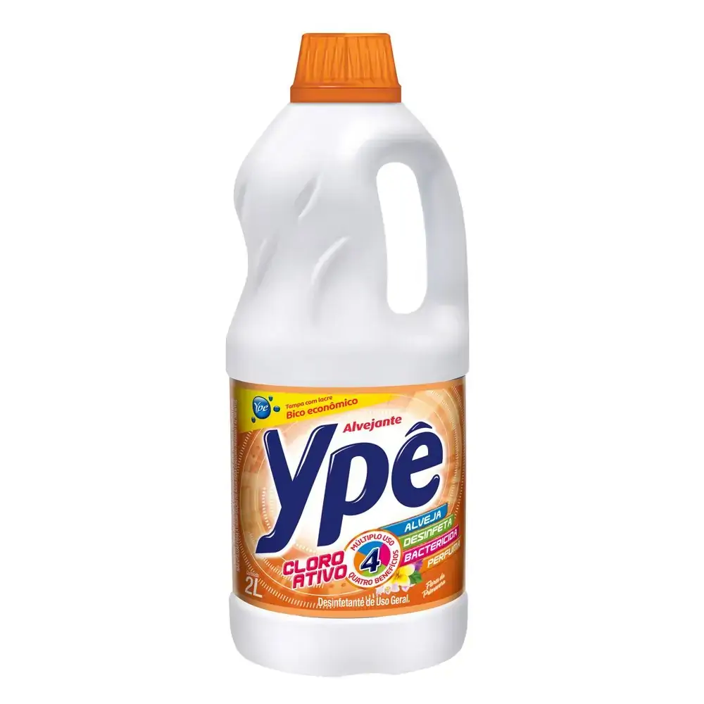 Alvejante Uso Geral Com Cloro Ypê Frasco 2l
