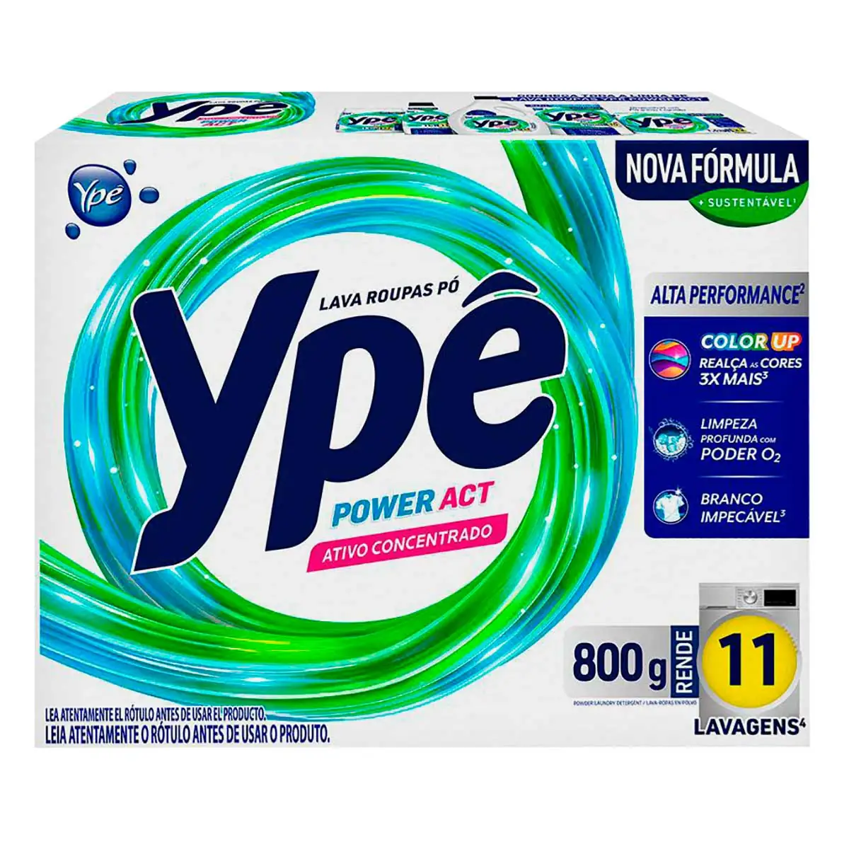 Sabão em Pó Ypê Power Act 800g