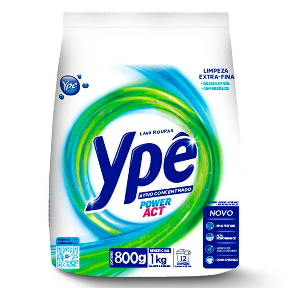 Sabão em Pó Ypê Power Act Sachê 800g