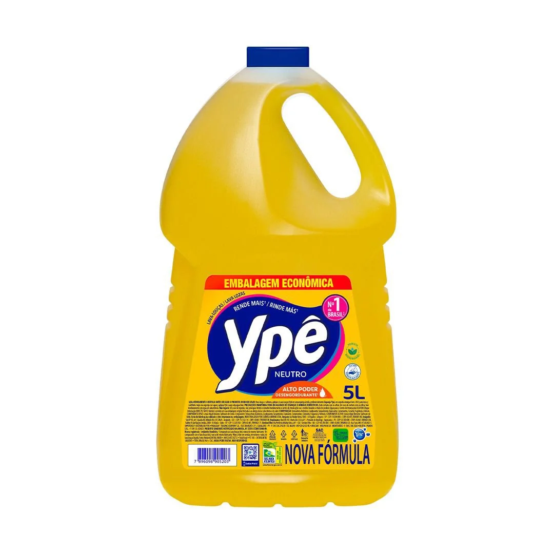 Lava-Louças Líquido Ypê Neutro 5 L