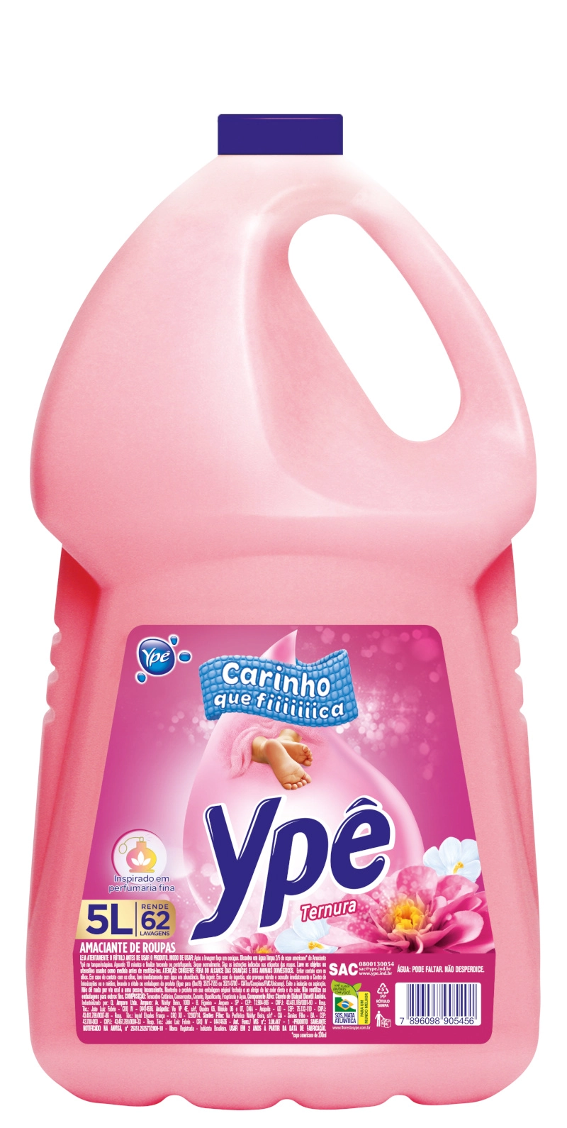 Amaciante De Roupa Ternura Ypê Galão 5l