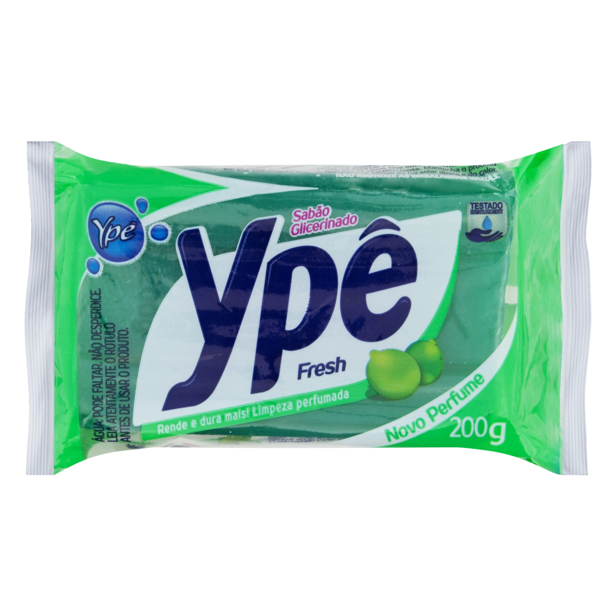 Sabão Em Barra Glicerinado Fresh Ypê Pacote 200g