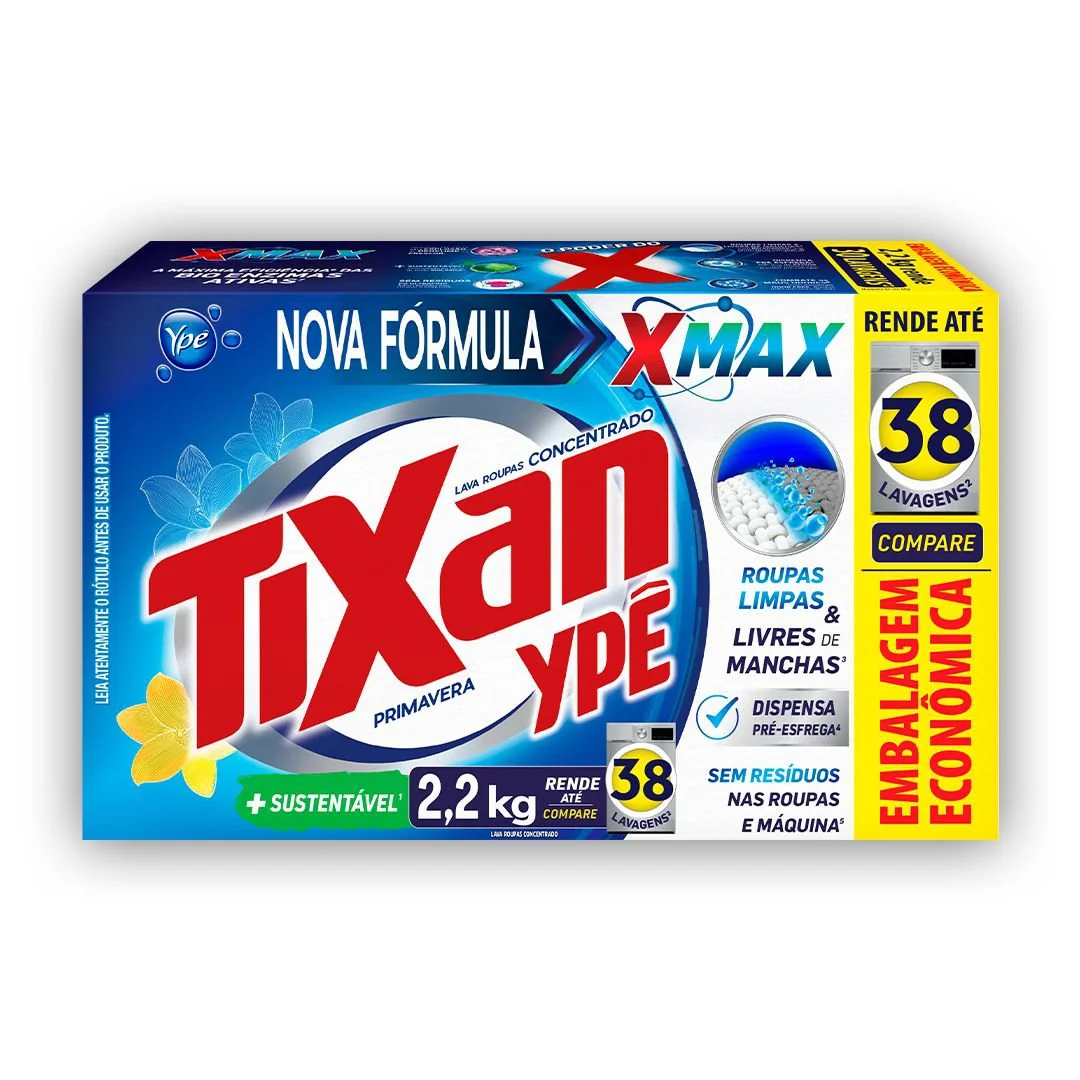 Sabão em Pó Tixan Ypê Primavera 2,2Kg