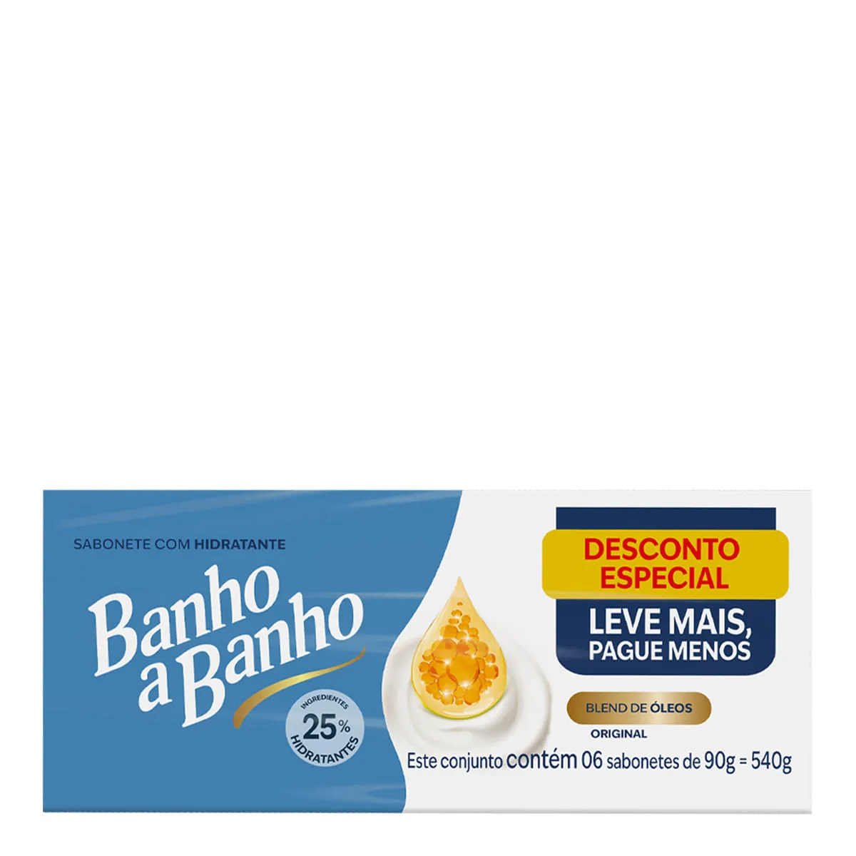 Banho Sab. Barra Original 90gr Pack C. 6 Unid.