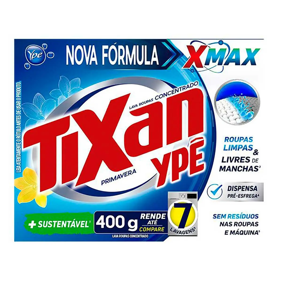 Lava Roupas em Pó Tixan Ypê Primavera 400g
