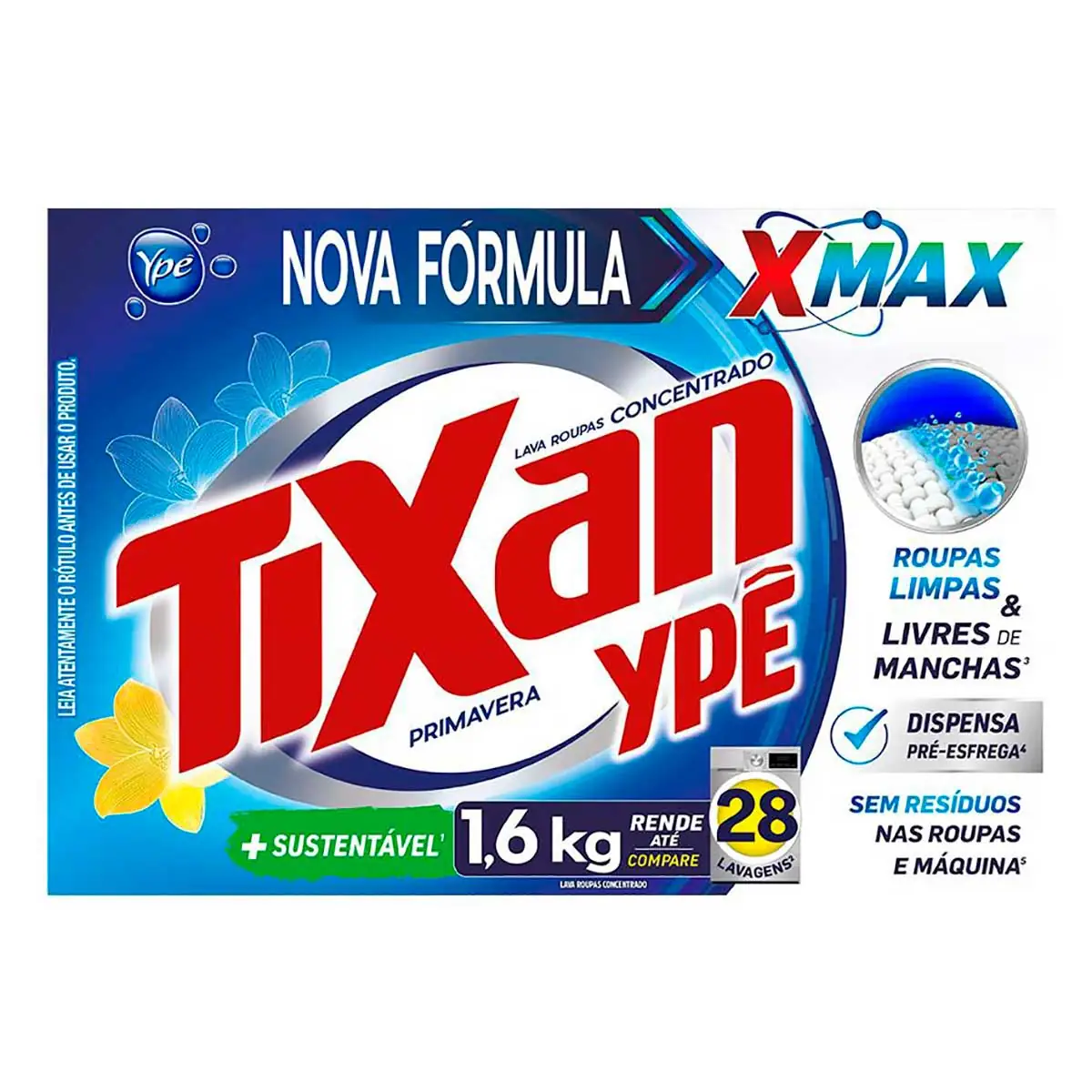 Sabão em Pó Tixan Ypê Primavera 1,6Kg
