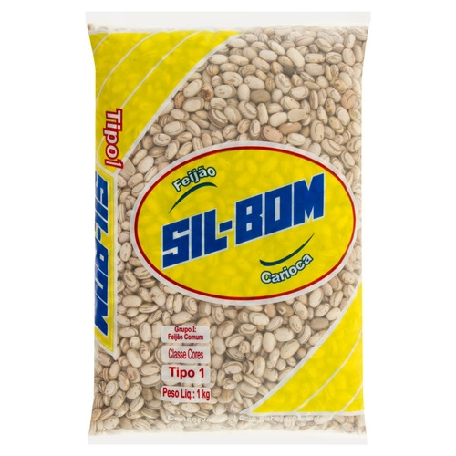 Feijão Carioca Tipo 1 Sil Bom Pacote 1kg