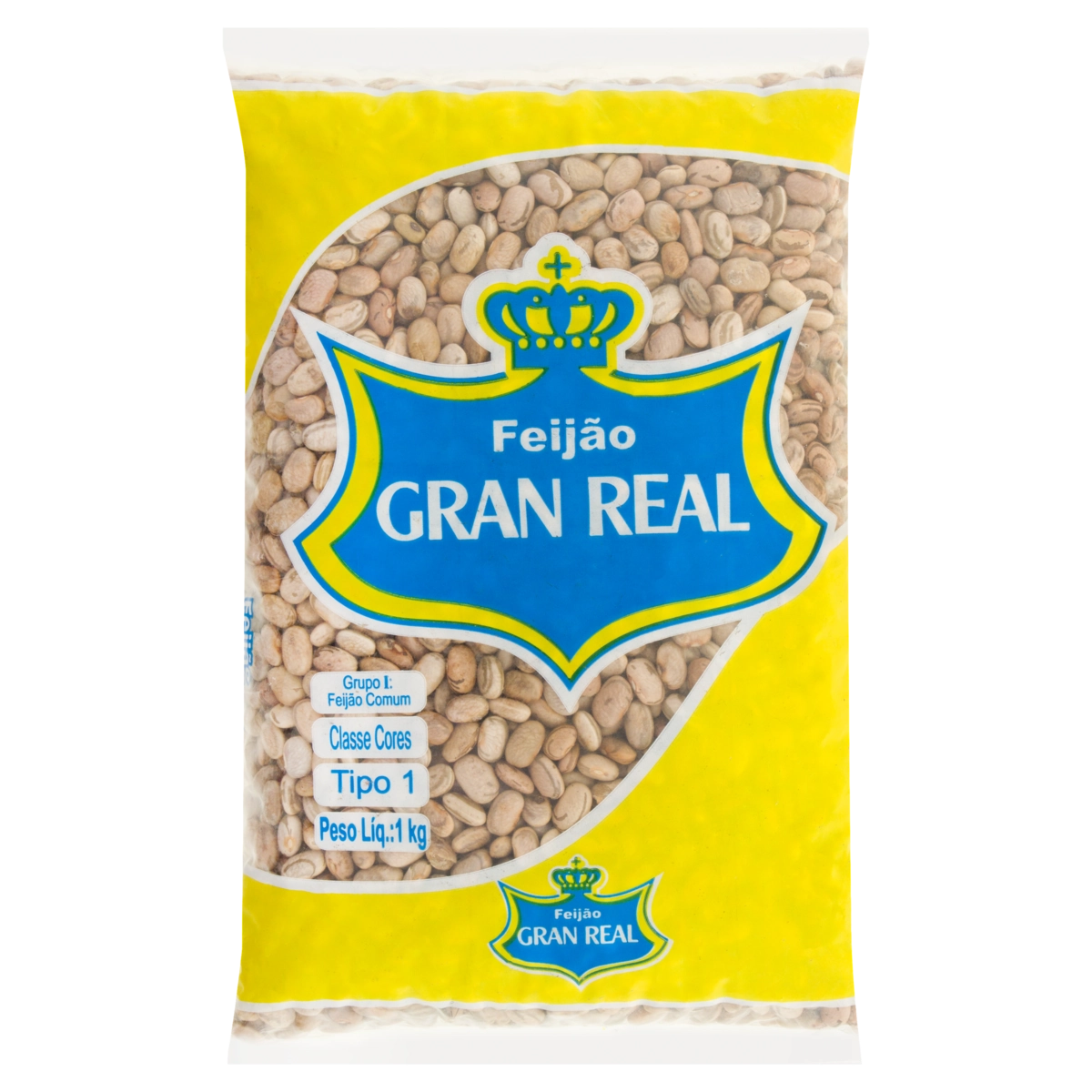 Feijão Carioca Tipo 1 Gran Real Pacote 1kg
