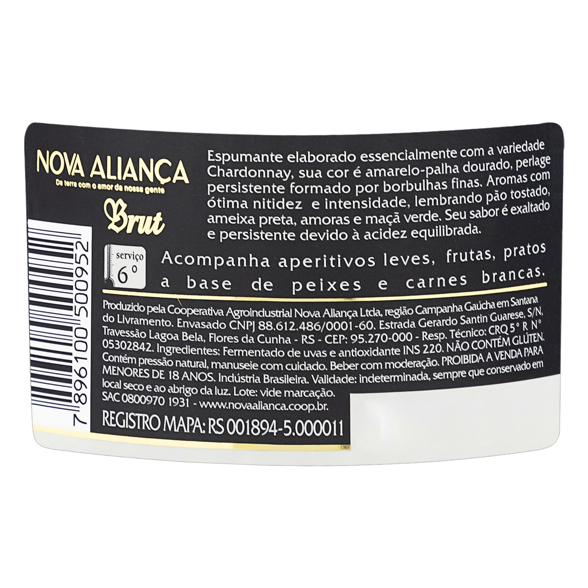 Espumante Brut Aliança 750ml