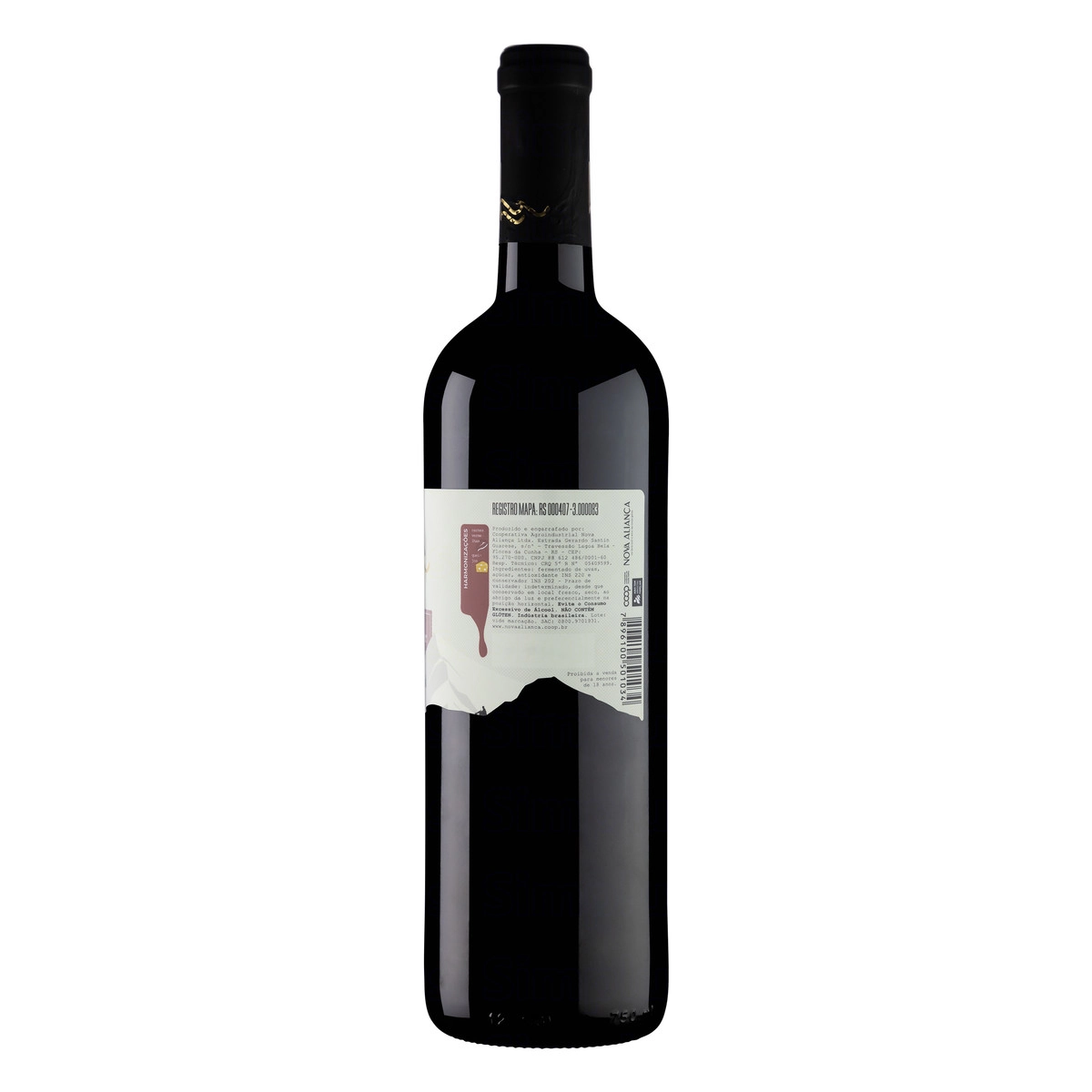 Vinho Brasileiro Tinto Demi Sec Collina Garrafa 750ml
