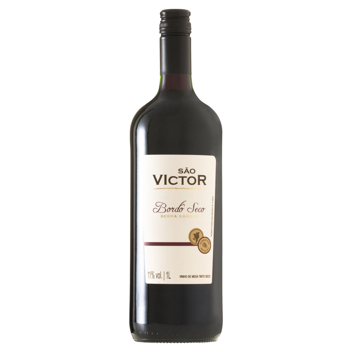 Vinho Brasileiro Tinto Seco Reserva Especial São Victor Bordô Serra Gaúcha Garrafa 1l