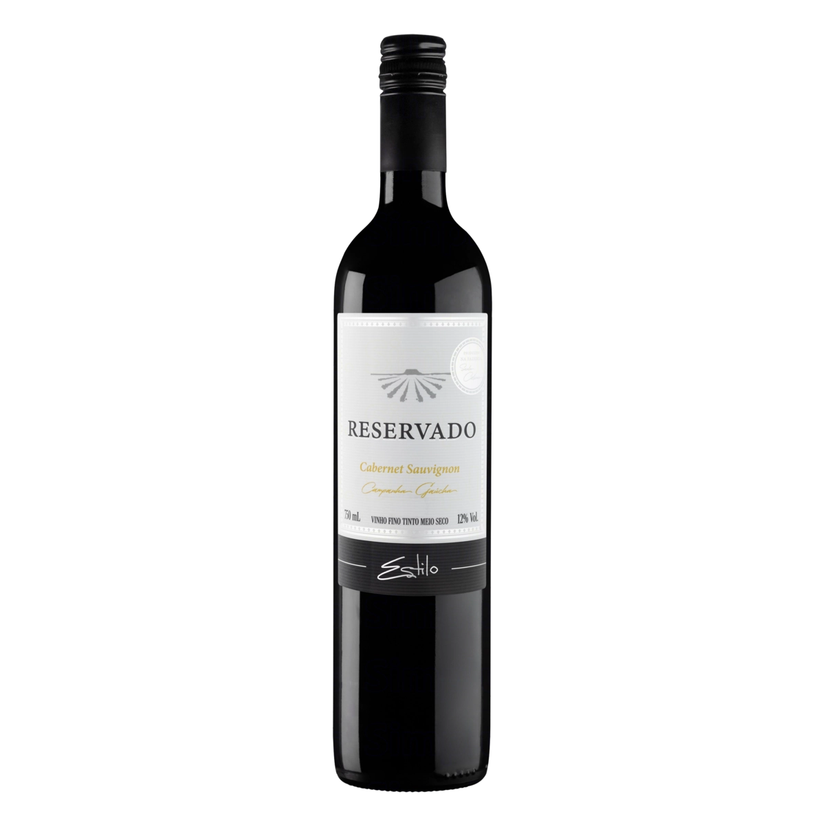 Vinho Uruguaio Tinto Meio Seco Reservado Estilo Cabernet Sauvignon Garrafa 750ml