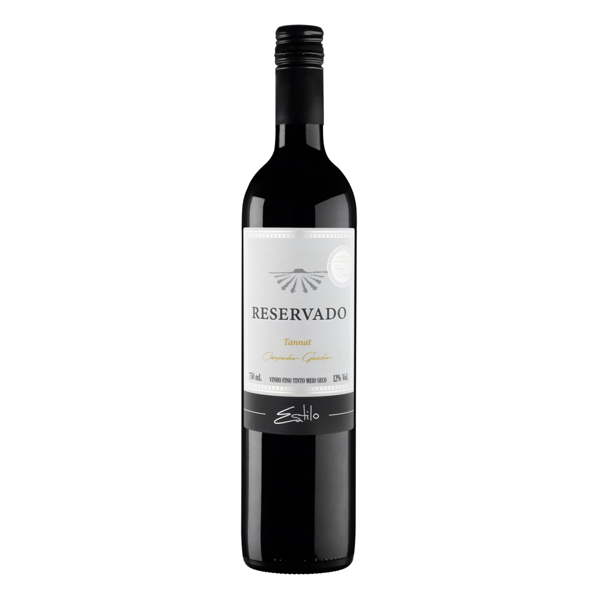 Vinho Uruguaio Tinto Meio Seco Reservado Estilo Tannat Garrafa 750ml
