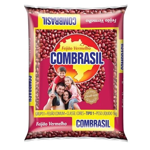 Feijão Vermelho Tipo 1 Combrasil Pacote 1kg