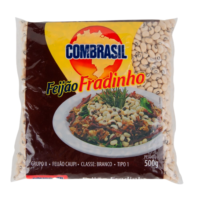 Feijão Fradinho Tipo 1 Combrasil Pacote 500g