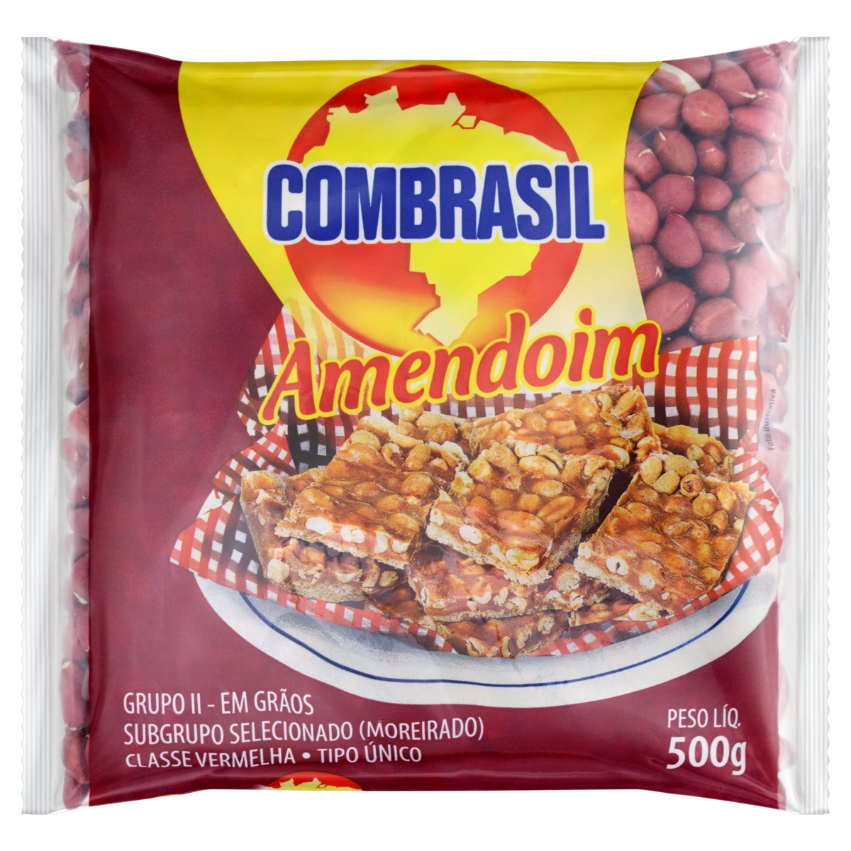 Amendoim único Combrasil Pacote 500g