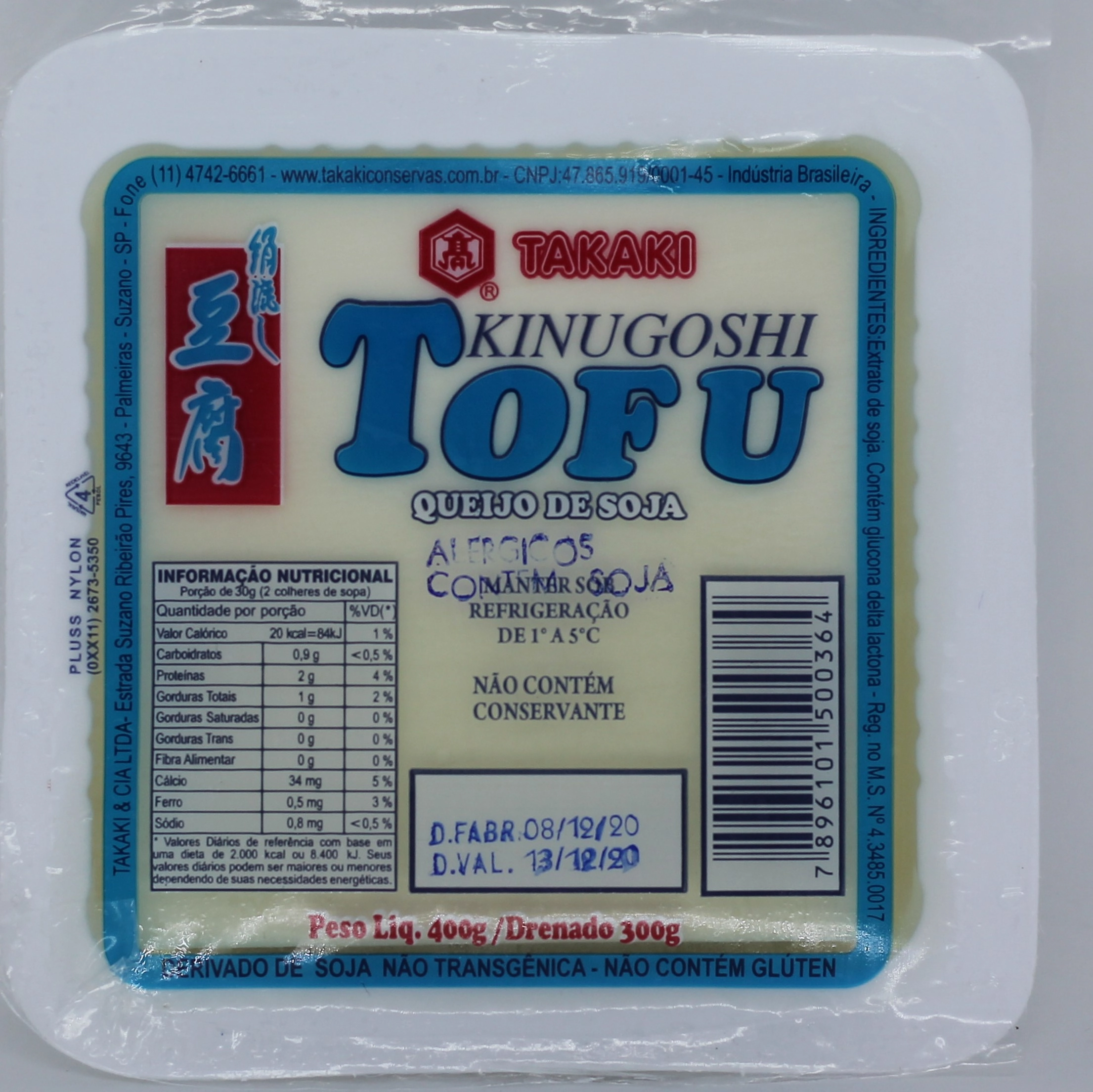 Queijo De Soja Tofu