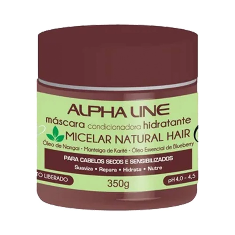 Alpha Line Micelar Natural Hair Masc 350g