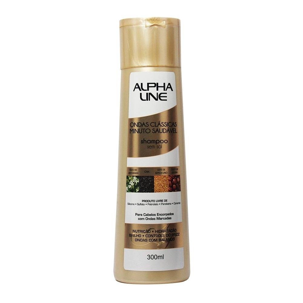 Shampoo Ondas Clássicas Alpha Line 300Ml