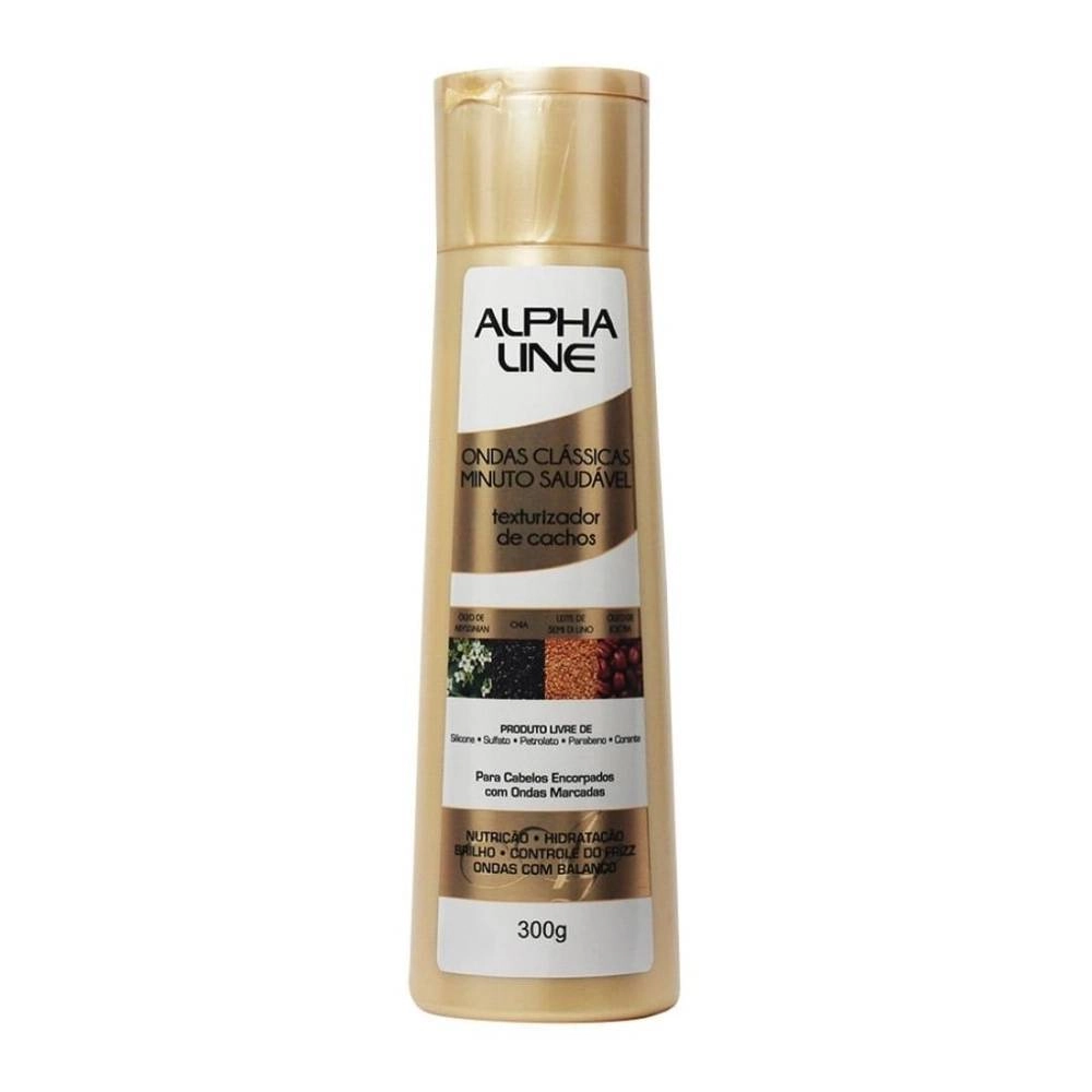Alpha Line Minuto Saudavel Ondas Classicas Texturizador Cachos 300g