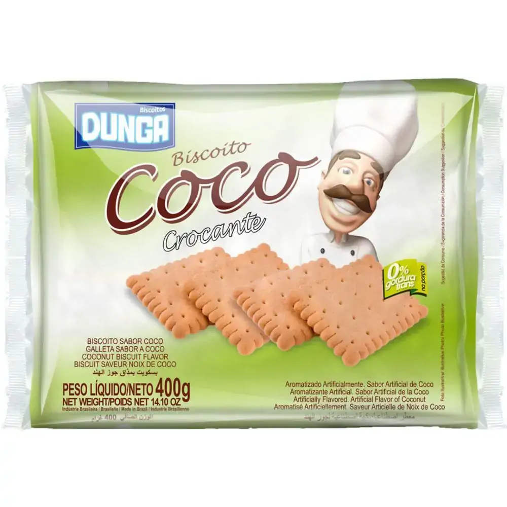 Biscoito Dunga Coco 20x