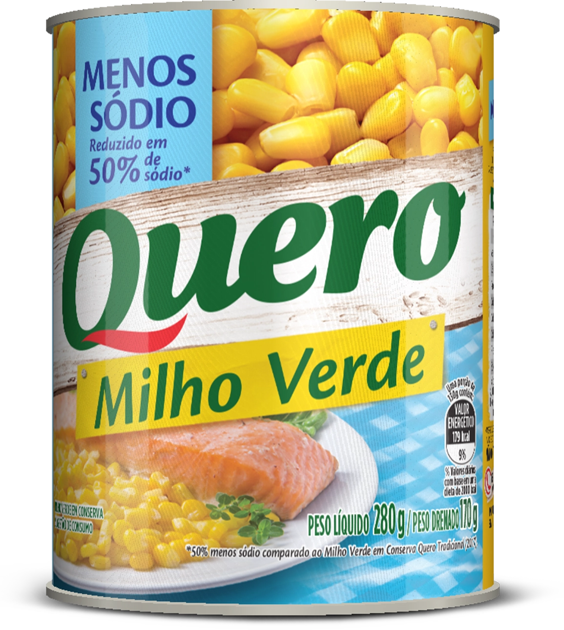 Milho Quero 170g Lt Menos Sodio