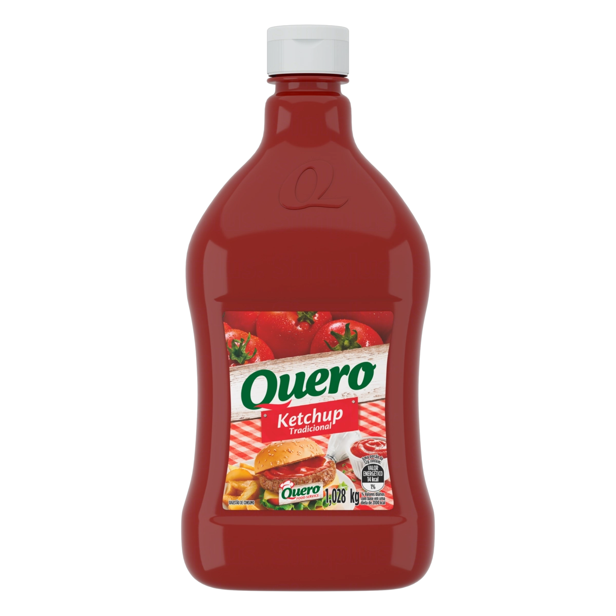 Ketchup Tradicional Quero Squeeze 1,028kg