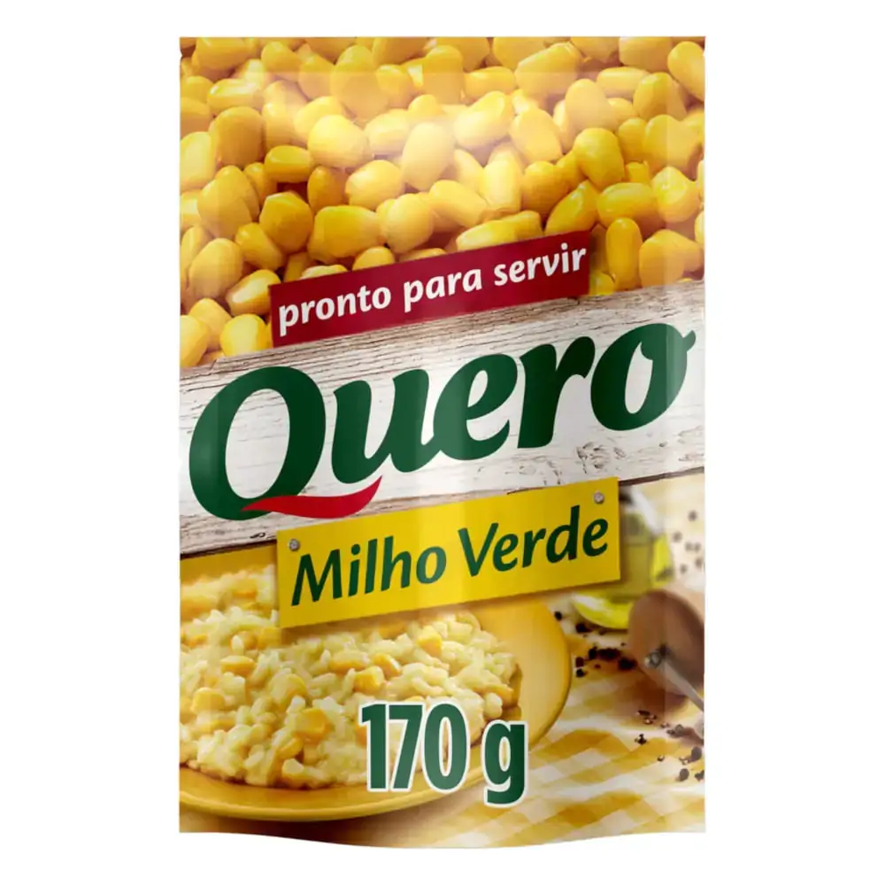 Milho Verde Em Conserva Quero Sachê 170g
