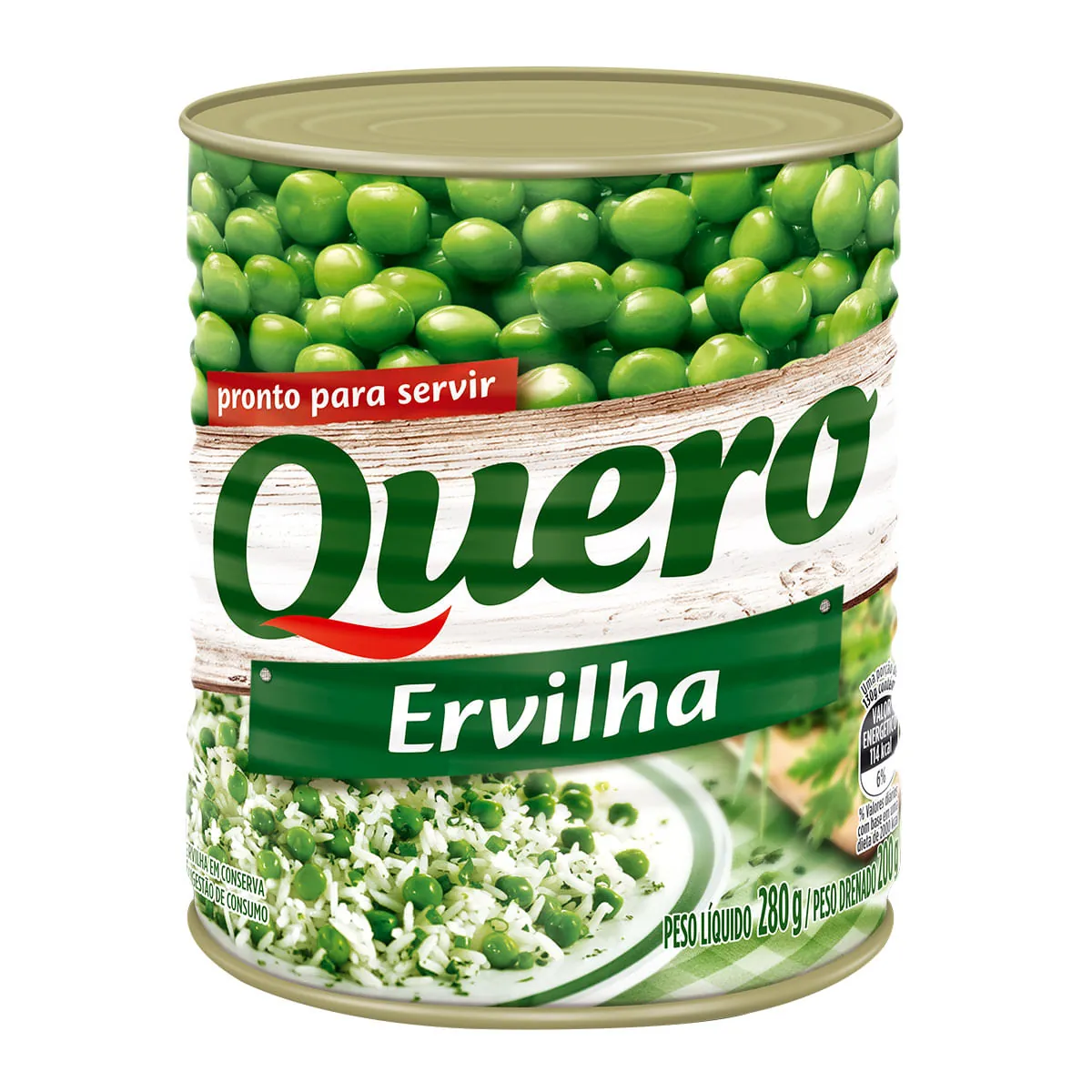 Ervilha Em Conserva Quero Lata 200g