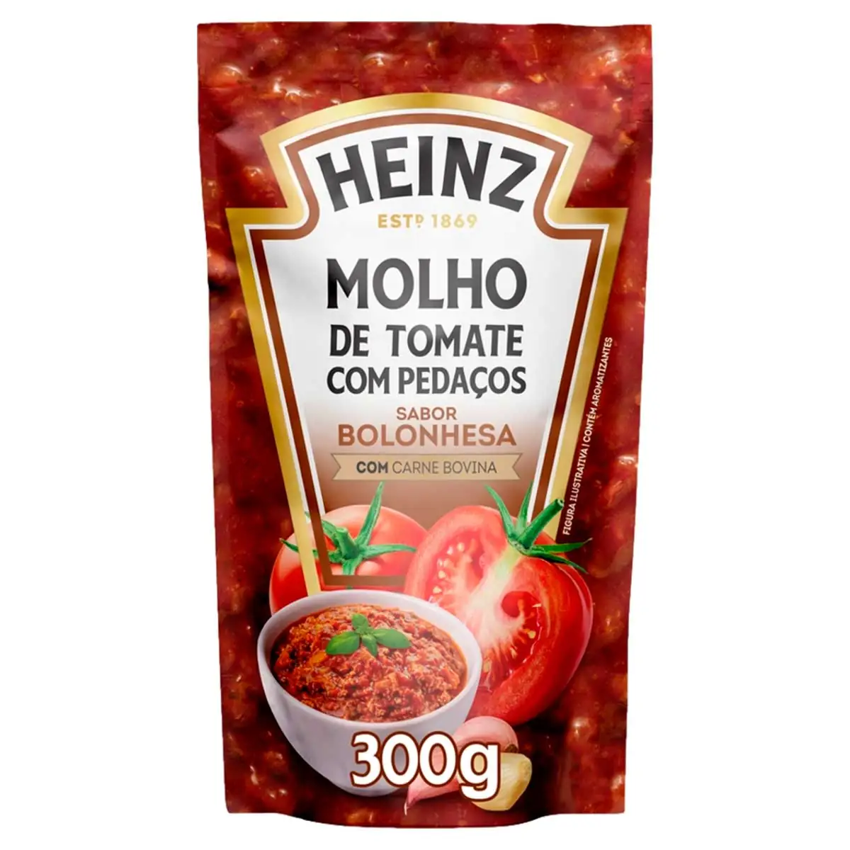 Molho de Tomate Bolonhesa Heinz Sachê 300g