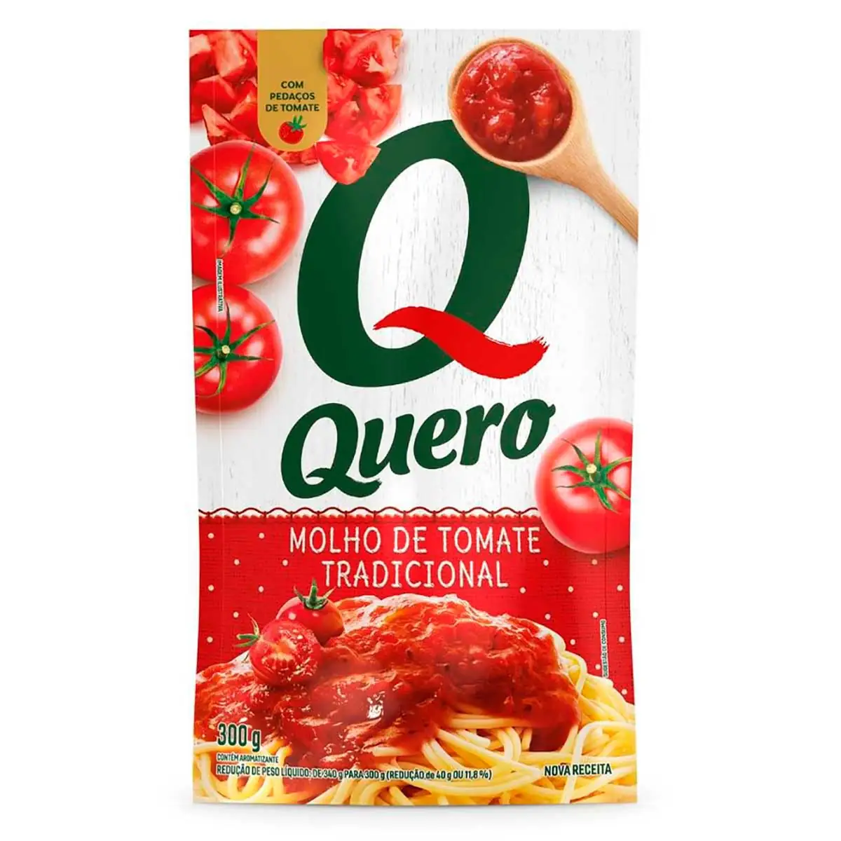 Extrato De Tomate Quero Extrato+ Sachê 300g